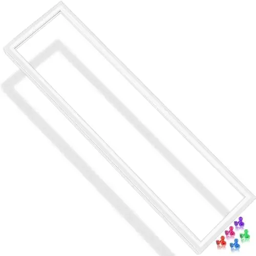 

UPGRADED Freezer Door Gasket for Whirlpool, Kenmore, , Maytag - White (Fits 2159074, 2159078, 2171178)