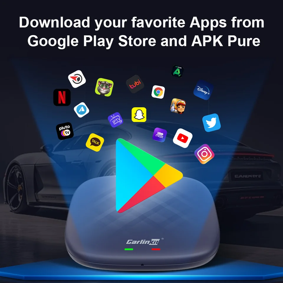 Carlinkit Plus Carplay Ai Box 8GB 128GB Qcm6125 8 Core CarPlay