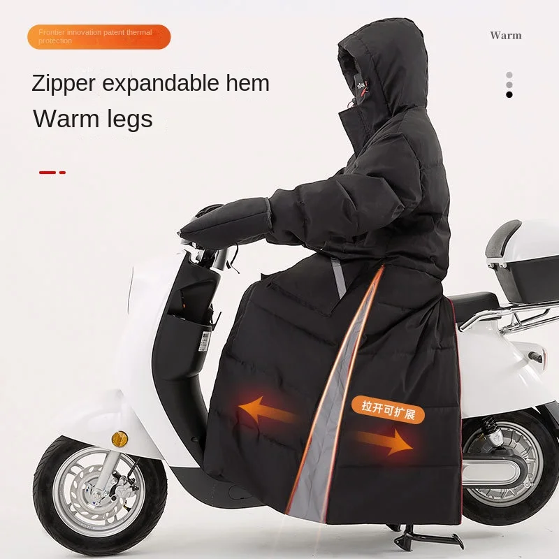 

Electric Heating Electric Vehicle Riding Cold-proof Clothing Winter Battery Vehicle Windshield Quilt Plus Velvet Thickened