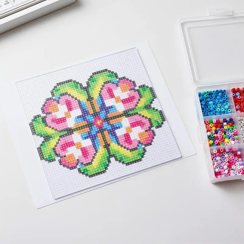 

Handmade 52x52 Dot Perler Beads DIY Bean Board Craft for Home Decor