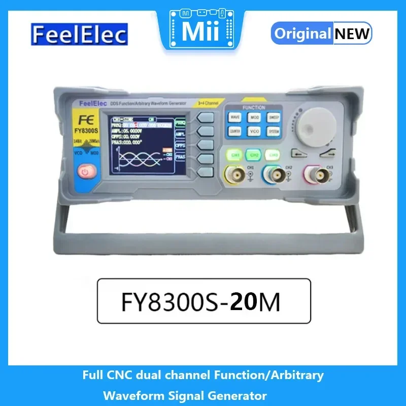 

FY8300S-20 МГц Трехканальные генераторы сигналов с функцией сигналов, с дисплеем динамической формы сверхтонкой формы волны