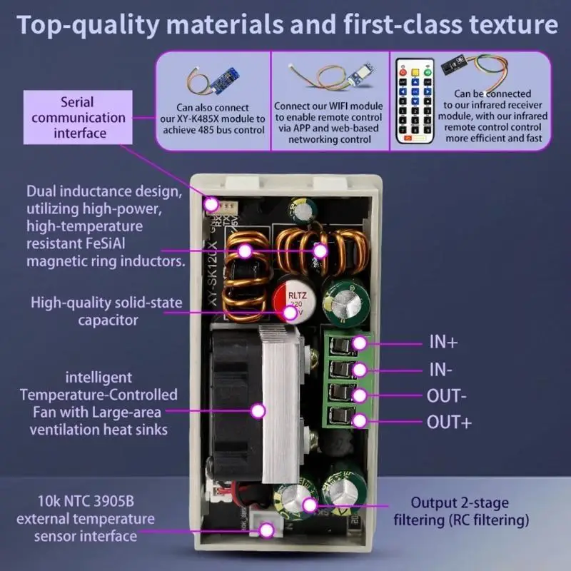 E56B Digital Controls Power Adjustable Regulator for Electronics