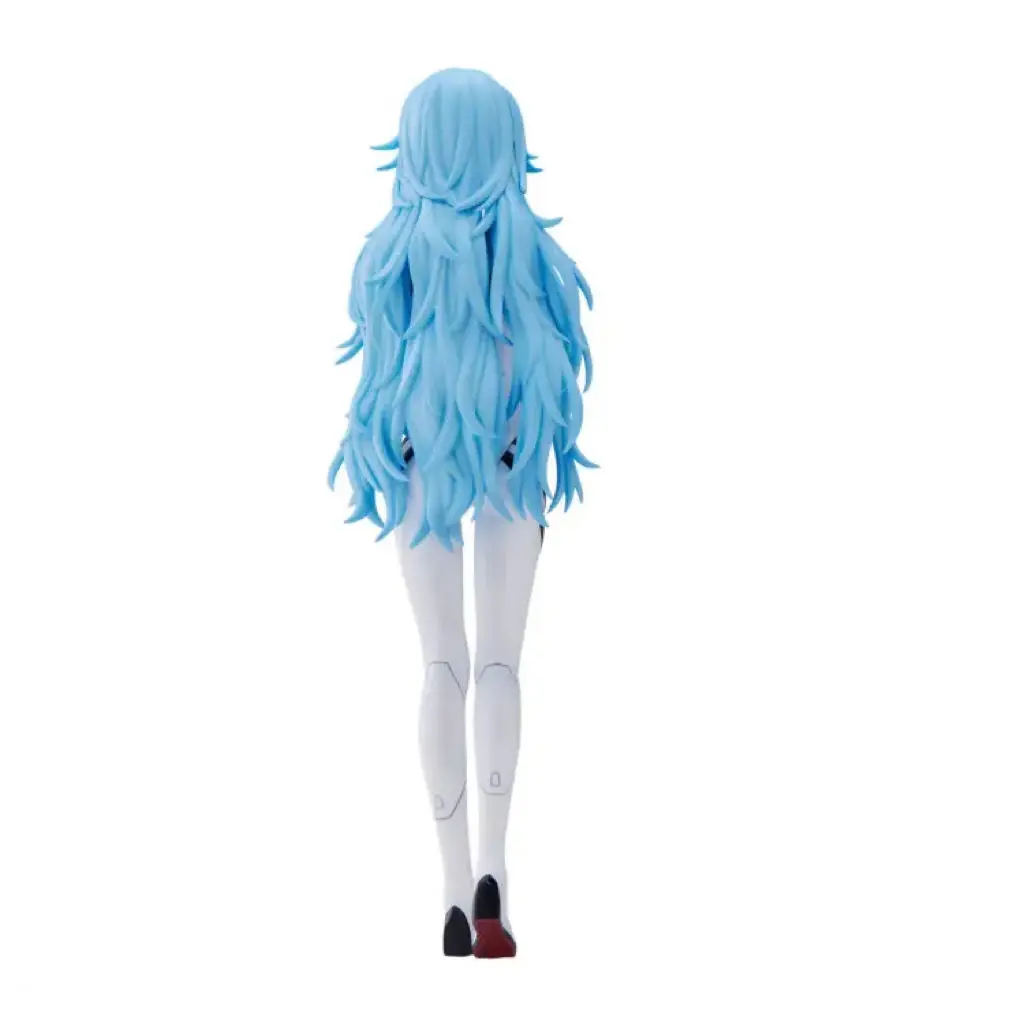 EVA Anime 21 Cm Long Hair Ayanami Rei Figure Peripheral Girl Kawaii Cartoon Model Chassis Living Room Ornament Cute Girly Heart