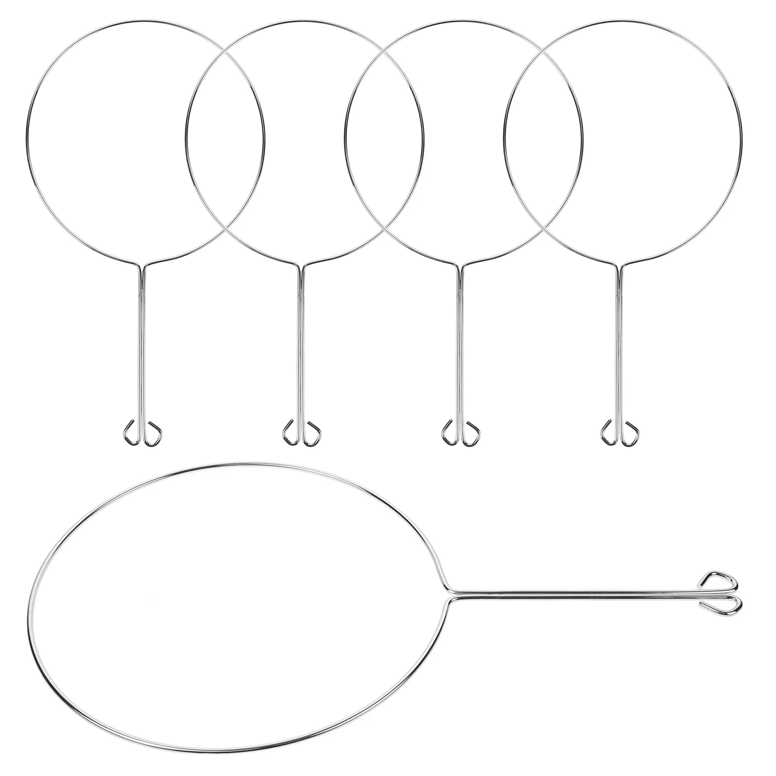 

5Pcs Steel Detachable Strainer Bag Stand Rings Milk Tea Filter Holder Mesh Bag Support Coffee Nut Milk Brewing