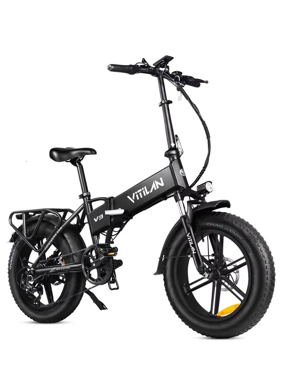 AliExpress NONE 48V13AH 750W motor Folding Electric Bike 20 inch Fat Tire Off Road Electric Bike VITILAN Electric Bike For Adults