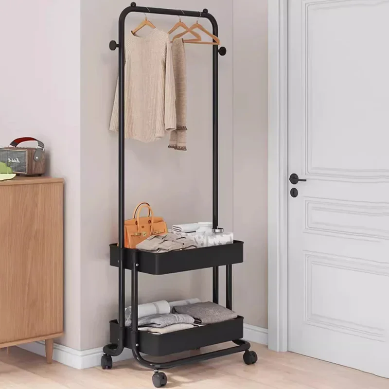 Drying Shelfs Clothes Rack Black Place Saving Stand Closets Coat Rack Storage Clothing Burro Ropa Perchero Nordic Furniture