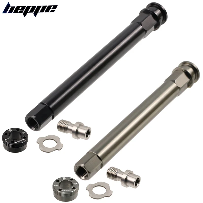 

HEPPE Bike Thru Axle 15x100mm 15x110mm MTB Front Wheel Hubs Thru Axle with Nut Through Axle for MANITOU 15x100 15x110 Front Fork