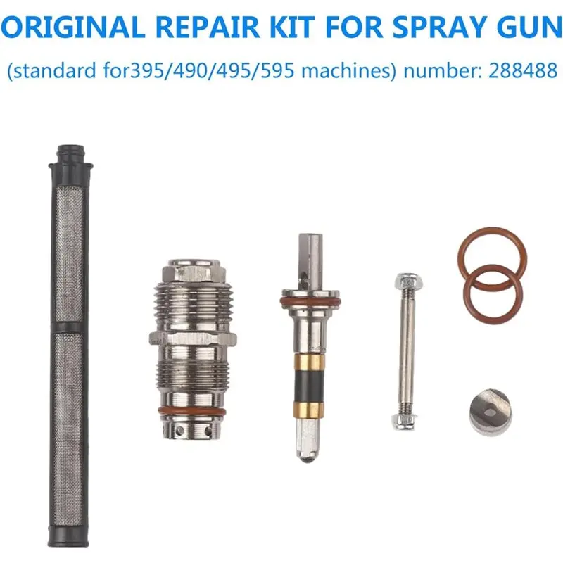 RMWIN-Spray Repair Kit(2 Sets) 288488 288-488 For Graco Airless Spray Contractor& Ftx II With A Filter 288430 288420 image 5
