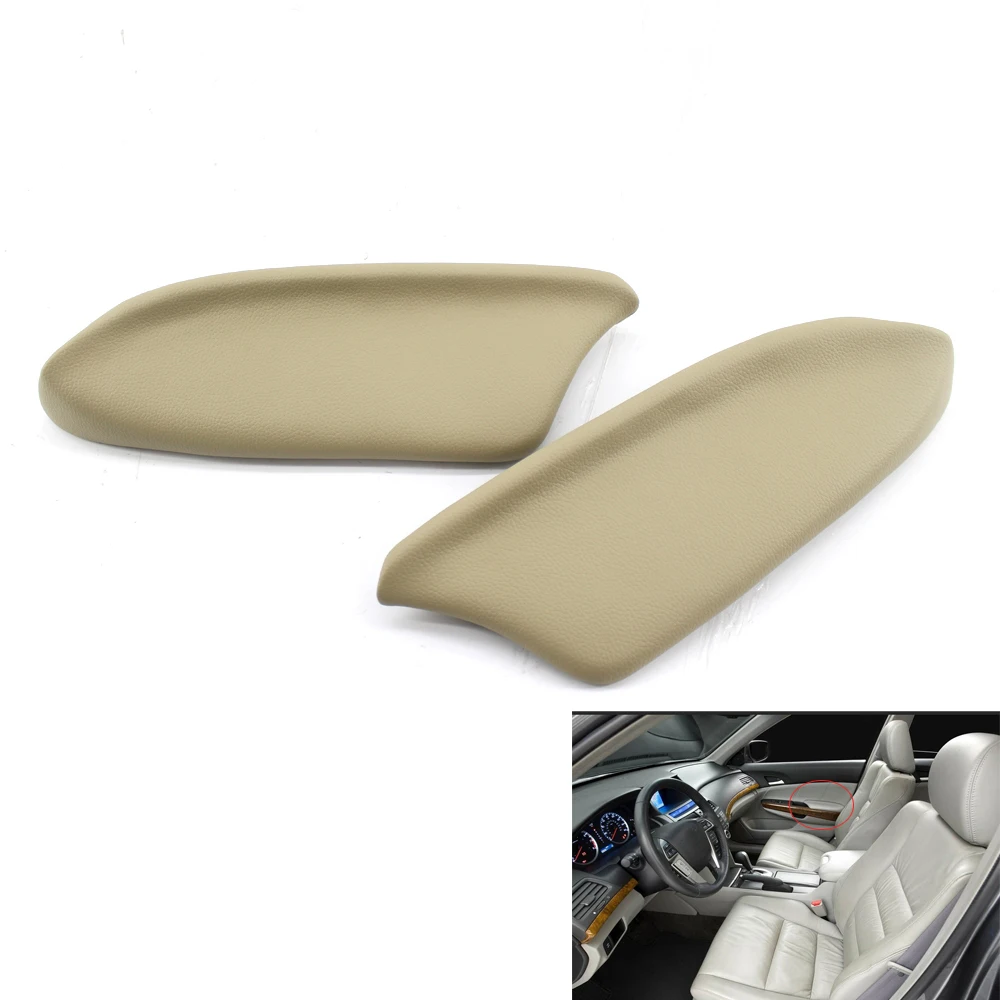 

Left & Right Door Panel Armrest PU Leather Fit for Honda Accord 2008-2012 Beige 4-Door 83553-TA0-A31ZC, 83503-TA0-A31ZC