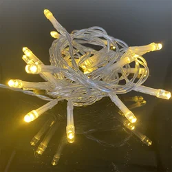 10/5/4/3/2/1M Led String Lights Garland Christmas Tree Fairy Light Waterproof Garden Outdoor Holiday Xmas Party Home Decor