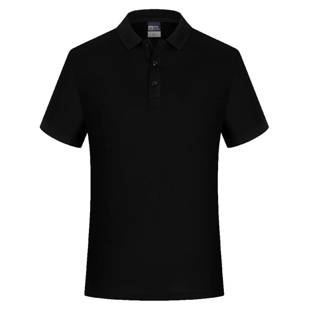 Blank Weiß Männer Polo T Shirt Kurzarm Casual Kragen Shirts Plain Schwarz T-shirt Sommer Kleidung Für Männer Camisas Polos De Hombre