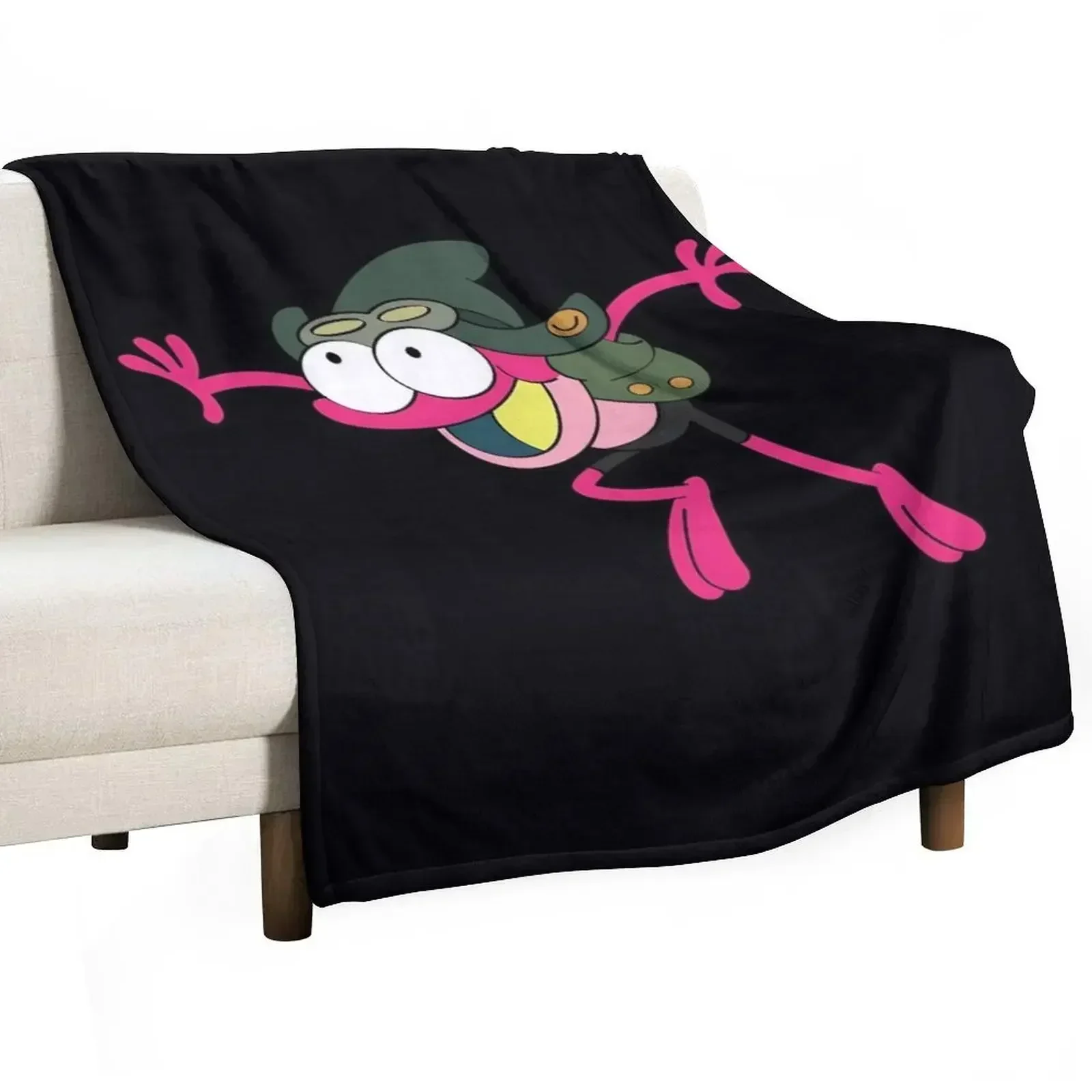 

Amphibia Sprig Jump Throw Blanket Luxury Brand Single Furrys Picnic Blankets