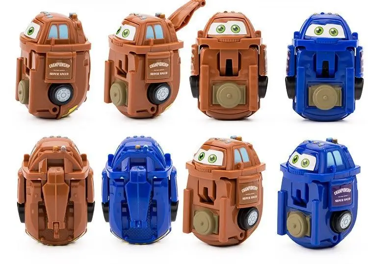 Disney Pixar Cars-model - Lightning McQueen & Mater Transformeerbare auto (niet-glijden) speelgoed, verzamelcadeau voor kinderen