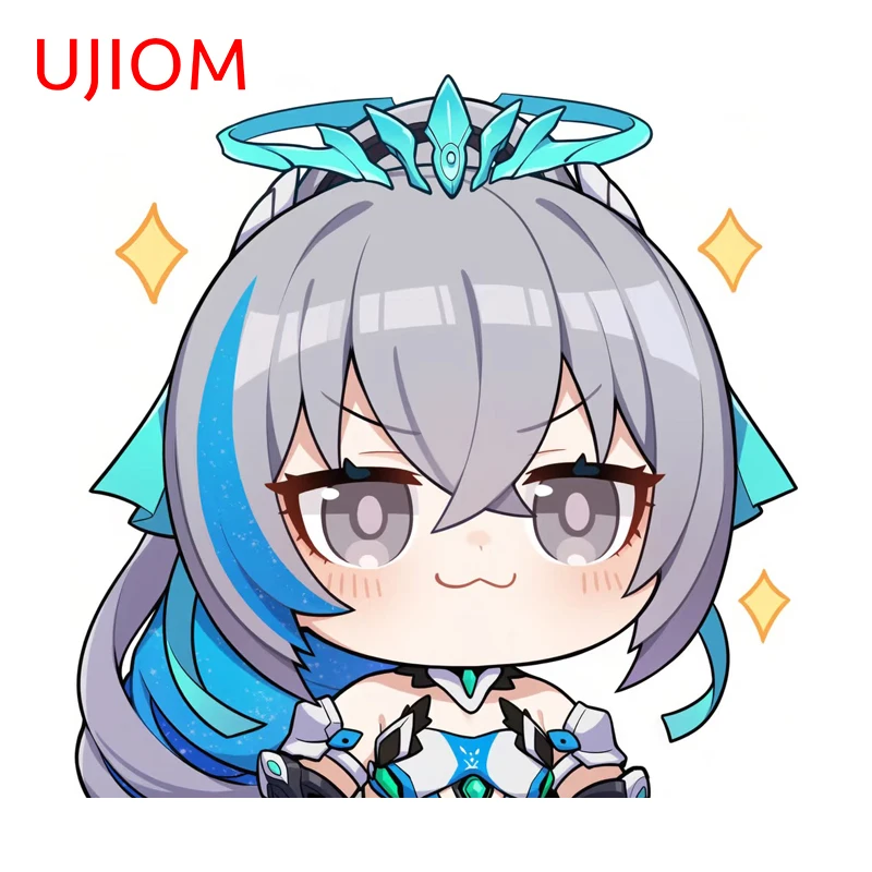 UJIOM Bronya Zaychik Honkai Star Rail Moe Style Wall Sticker Interesting Charming Waterproof Vinly Decal Chambre Wallpapers