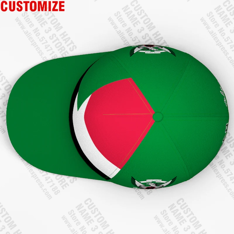 Sudan Baseball Caps Free 3d Custom Made Name Team Logo Sd Hat Sdn Country Travel Islam Nation Sudanese Arab Flag Arabic Headgear