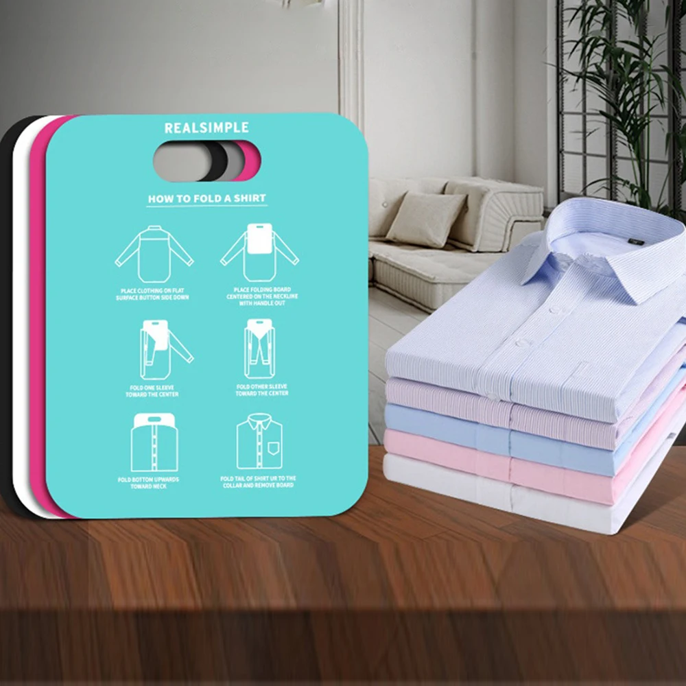 Household Shirt Folding Board Clothes Folder Closet Organizer Clothes Folder T Shirts Jumpers Organiser