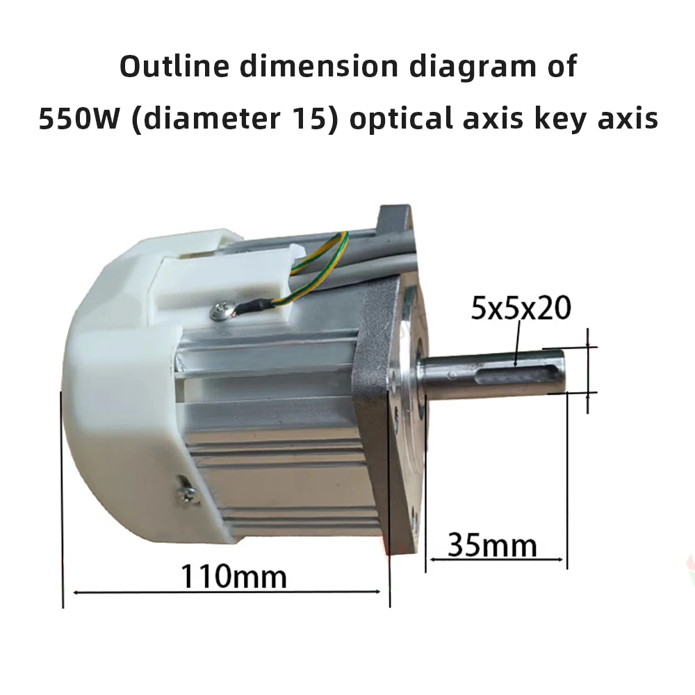 Switch Brushless Motor Permanent Magnet Servo Motor Controller for Woodworking Machinery Lathe Drill Reducer Belt Sander