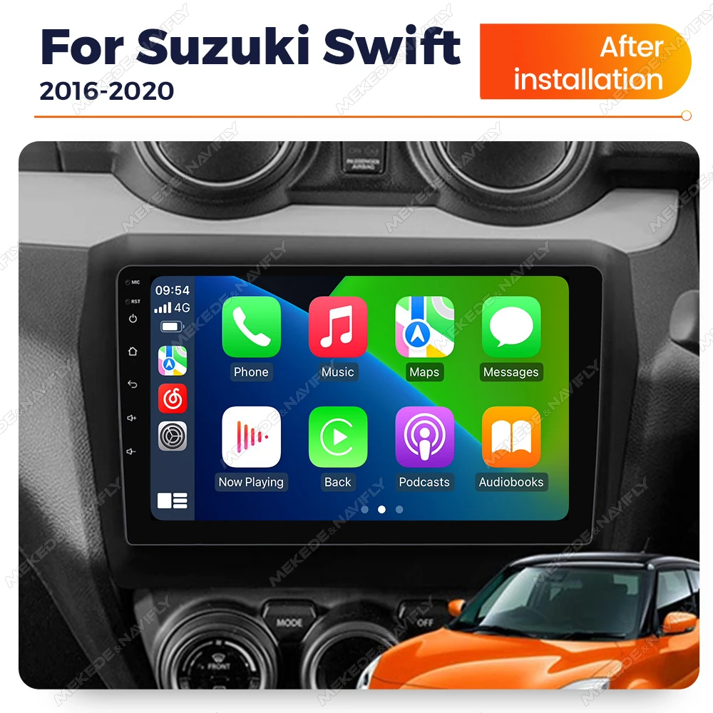 Nuevo 2025 Android14 Radio de coche para Suzuki Swift 2016 2017 2018 2019 2020 2021 reproducción de coche inalámbrico Android Auto Multimedia estéreo GPS auto stereos de pantalla  android para automovil， sistemas