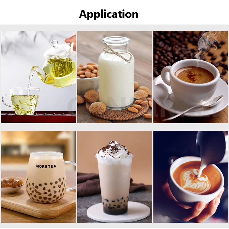 220V Commercial Automatic Milk Frother Electric Coffee Frothing Foamer Machine Coffee Milk Bubble Steam Maker