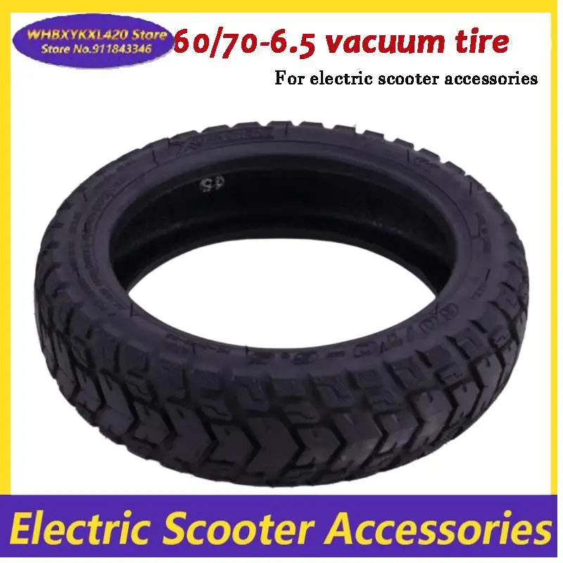 Off Road Vacuum Tire 60/70-6.5 Square Tread Electric Scooter Replacement Parts