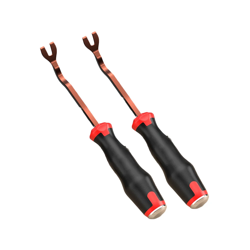 รถประตู Trim Removal ชุดเครื่องมือรถ Pry BUCKLE ไขควงยางหัวเข็มขัดแผงประตูพลาสติก Fixing Rocker Disassembly TOOL
