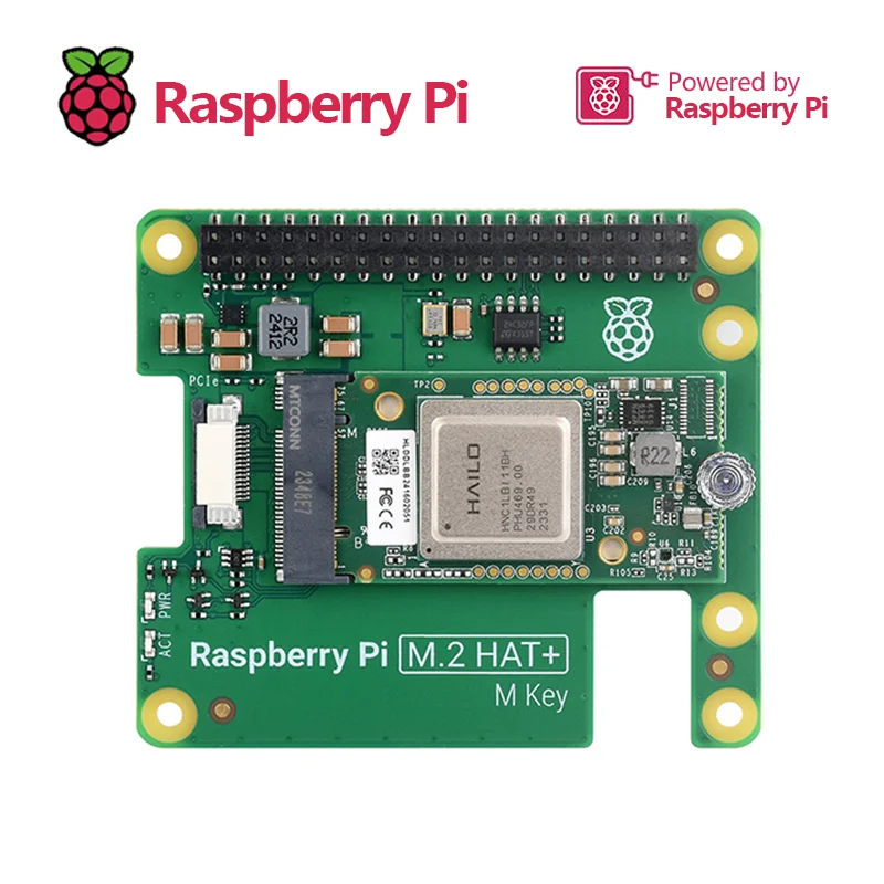 Imagem -05 - Raspberry pi ai Kit Oficial M.2 Hat Hailo8l Acelerador ai Oficial