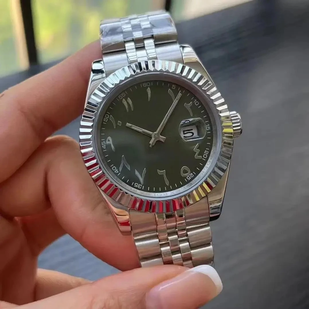 Luxe Nieuwe Automatische Horloge voor Mannen Mechanische Horloges 904L Roestvrij Staal Zwart Blauw Rome Wijzerplaat 36mm 41mm