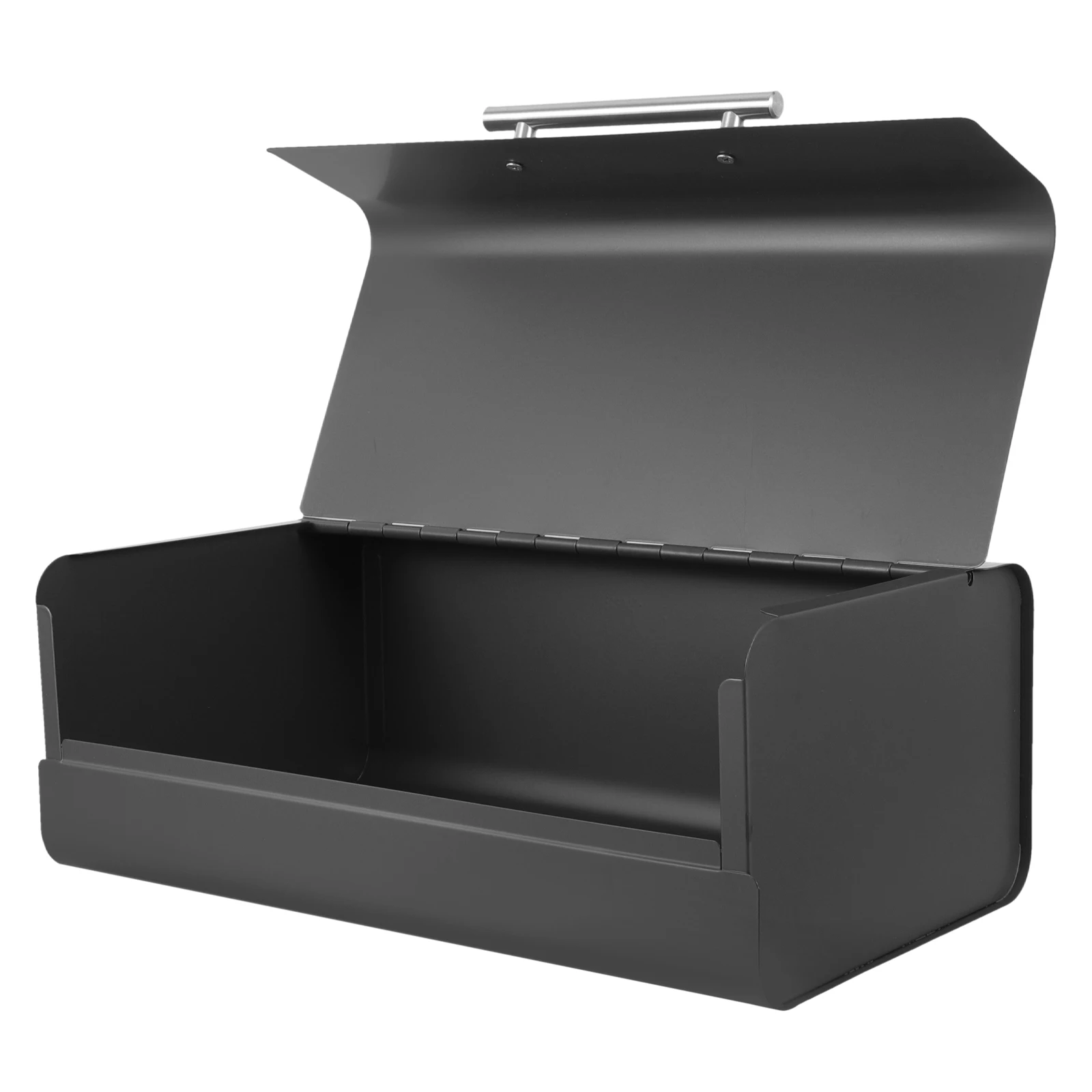 

Bread Box Food ganizer Black Keeper 1Pc Galvanized Iron Rectangle Kitchen Countertop Storage Container Bread Holder
