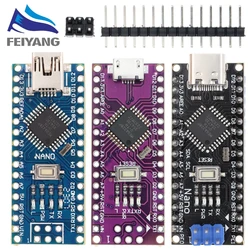 SAMIORE ROBOT Promotion For arduino Nano 3.0 Atmega328 Controller Compatible Board Module PCB Development Board without USB V3.0