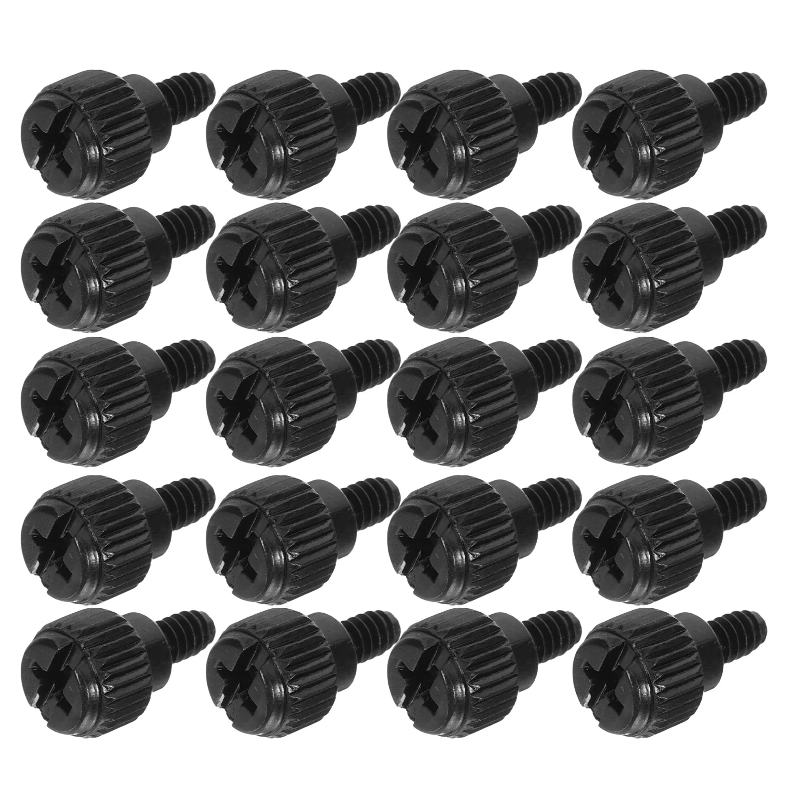 

20Pcs Computer Screws Durable Metal Manual Thumb Screws Threaded Pc Case Fastener Power Supply Hard Drive Small Replacement