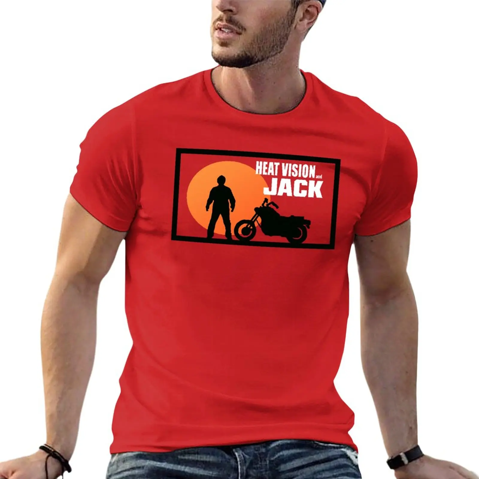

New Heat Vision and Jack T-Shirt kawaii clothes new edition funny shirt cotton men clothing