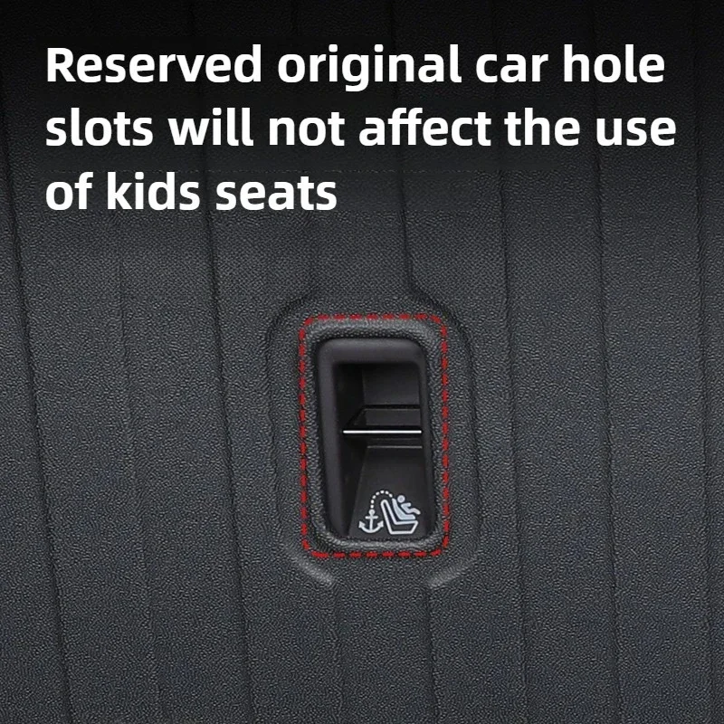 For DENZA N9 2025 2026 TPE Rear Trunk Mats Waterproof Anti-Scratch Cargo Liner Tray Non-Slip Luggage Protective Pad Accessories