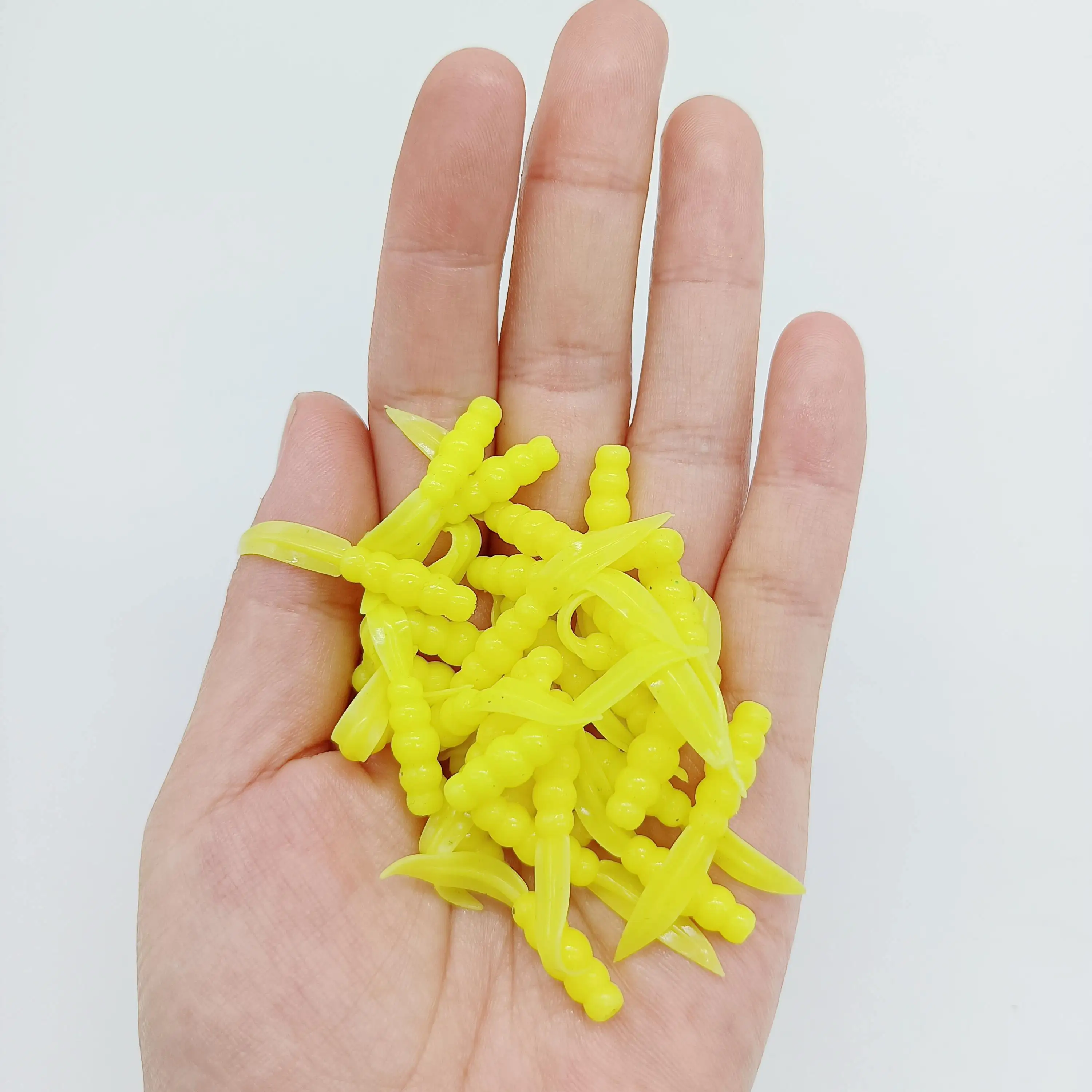 DUODUOYU 20PCS Neue Mini Weiche Angeln Locken 0,3g/35mm Silikon Köder Swimbait Wobbler Wurm bass Karpfen rockfishing Angelgerät – Detail 21