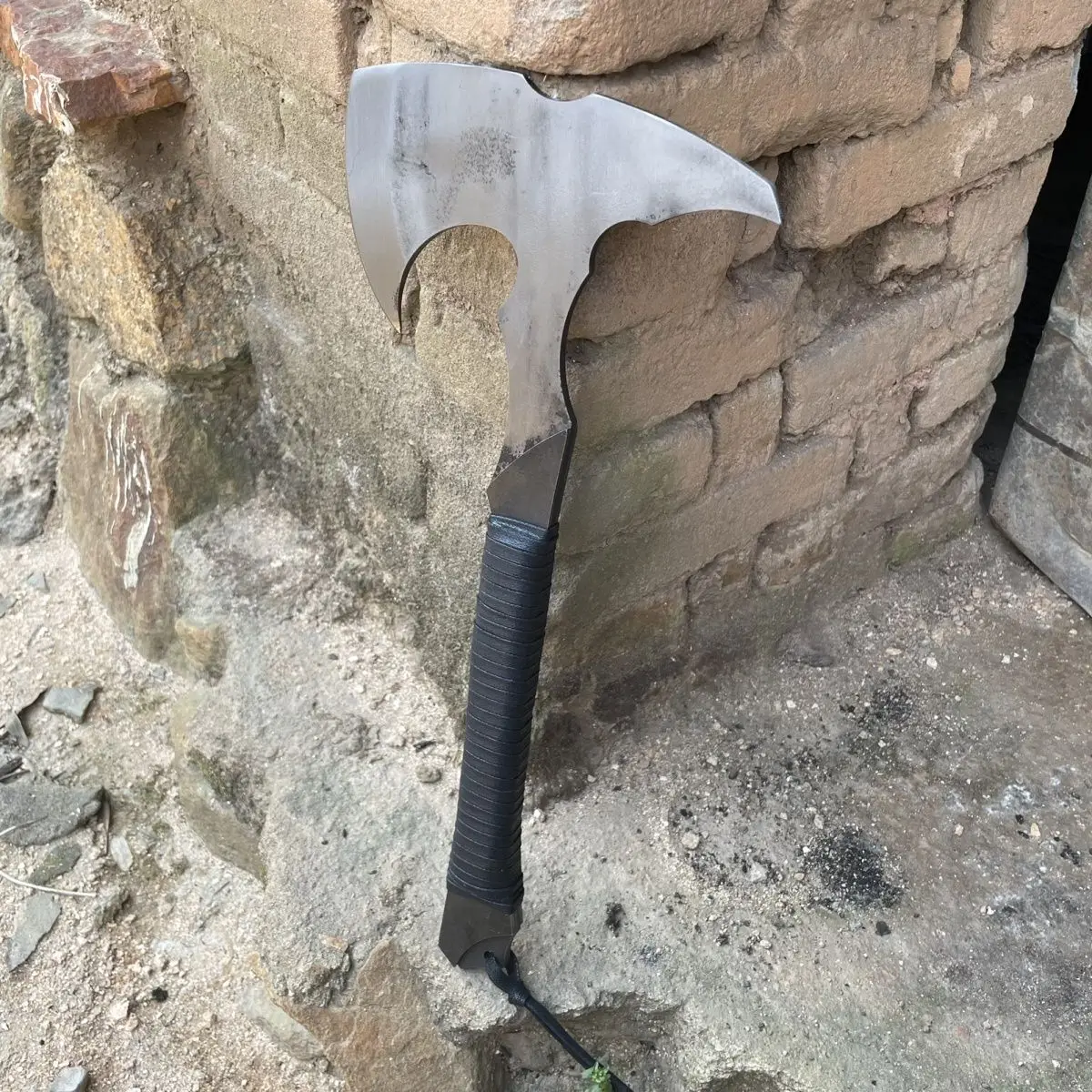 Outdoor Tragbare Schmieden Niman Axt Camping Schlacht Axt Hacken Holz Langlebige Hand Schmieden Hand Axt