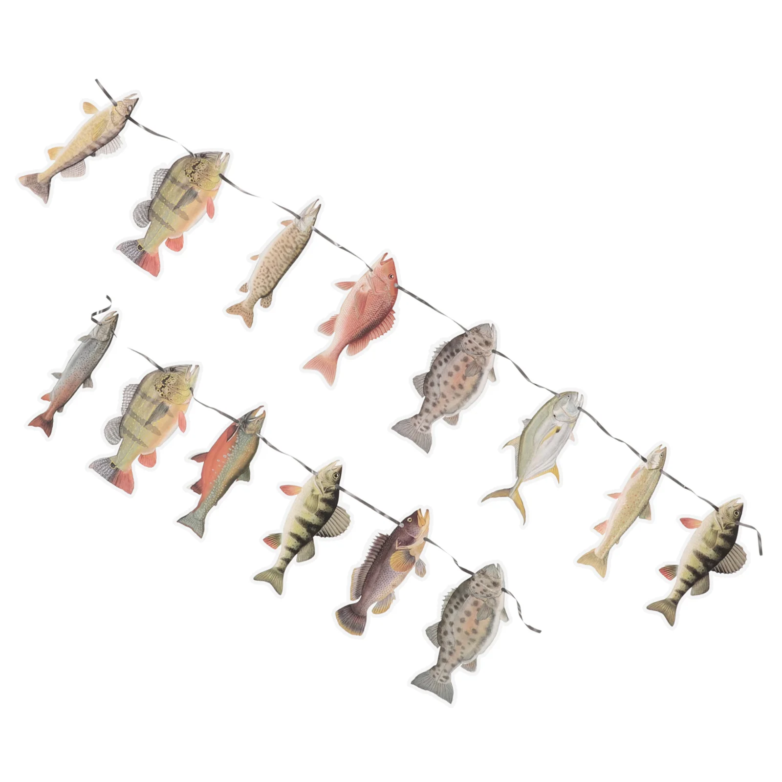 

Fishing Birthday Party Decorations Eye Catching Fish Themed Banner for Wall Doorway Hanging Party Decoration Kids Adult