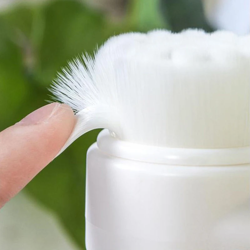 ‌ Spazzola per il viso in silicone 3D Detergente a setole morbide su due lati per la pulizia profonda Massaggio Esfoliante manuale Rimozione di punti neri dell'acne