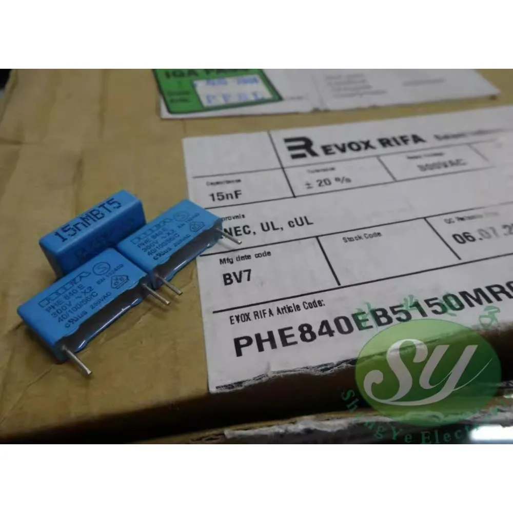 

20PCS 0.015uf/300vAC 15nf 153 brand new 15mm film capacitor PHE840EB5150M