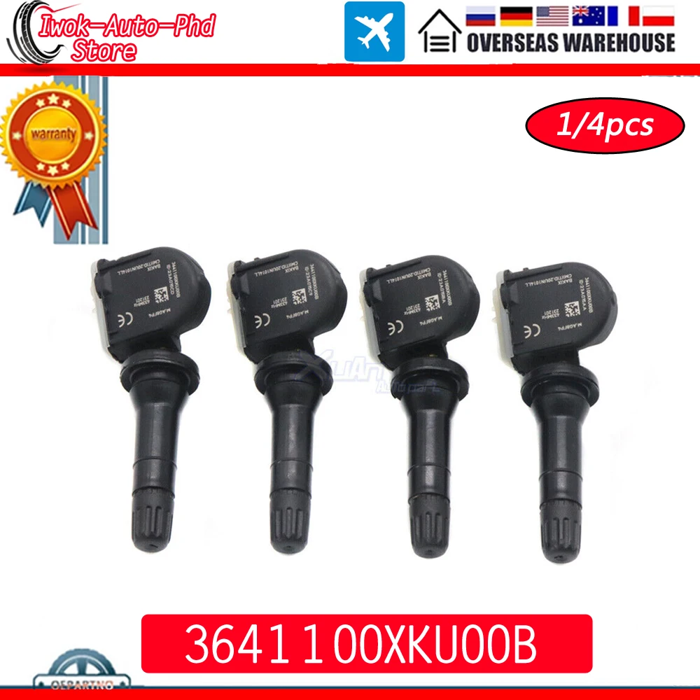 3641100XKU00B TPMS Tire Pressure Sensor Monitor System for Haval HL H2 H5 H6 H7 M4 H1 H8 H9 M2 For Great Wall C30 433MHz