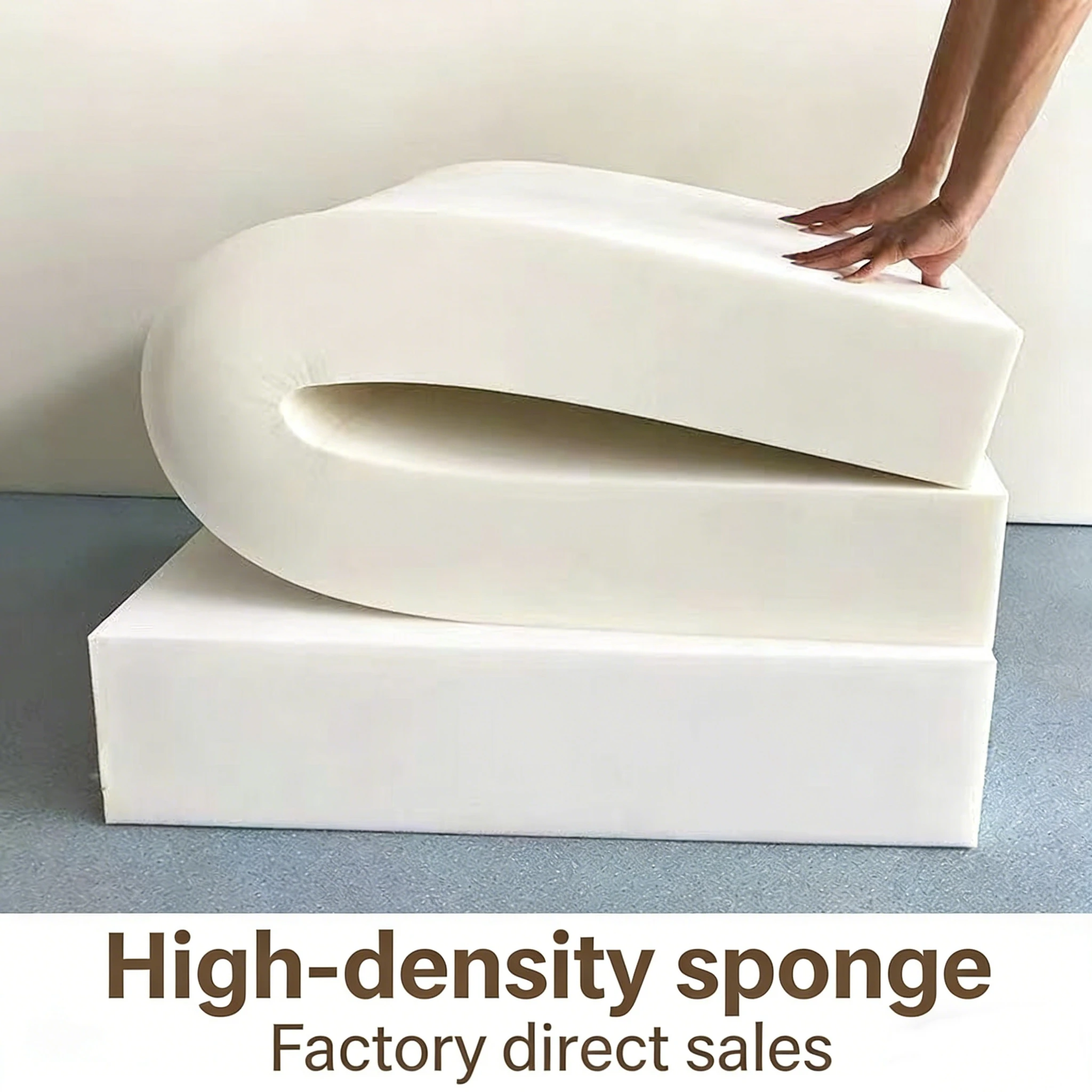 45/50D High-Density Custom Foam Cushion Filling for Sofa Window Seat Garden Bench Rocking Chair - Furniture Cushioning Foam