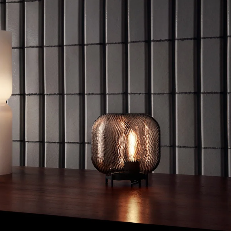 

SANDYHA Stylish Nordic Glass Floor Lamp LED Light for Bedroom Living Room or Study Elegant Oval Design Perfect for Home Decor