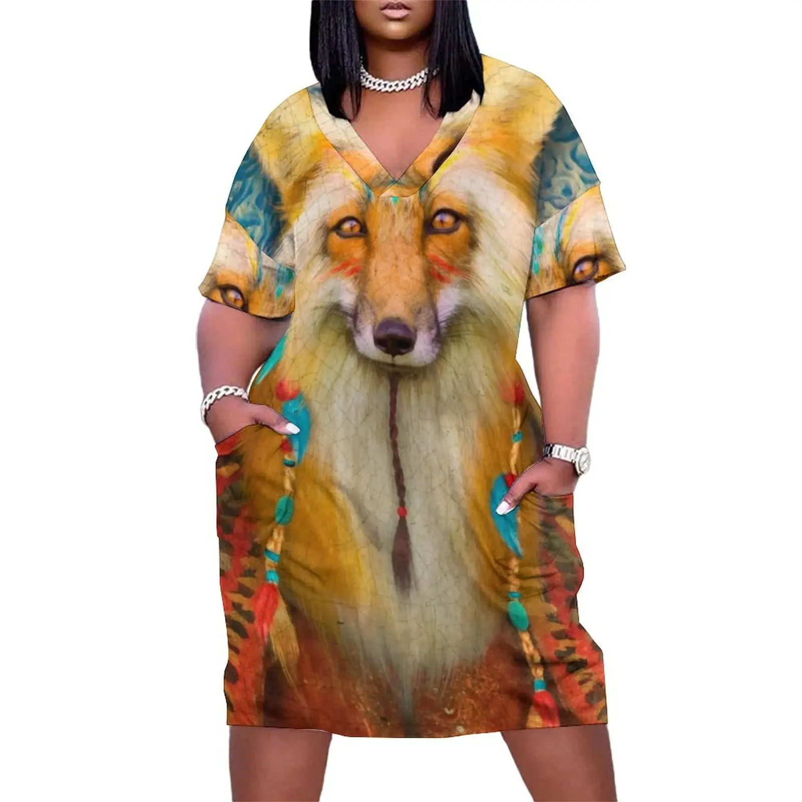 

Wise Fox Loose Pocket Dress dresses for official occasions clothing women summer 2025 Casual dresses