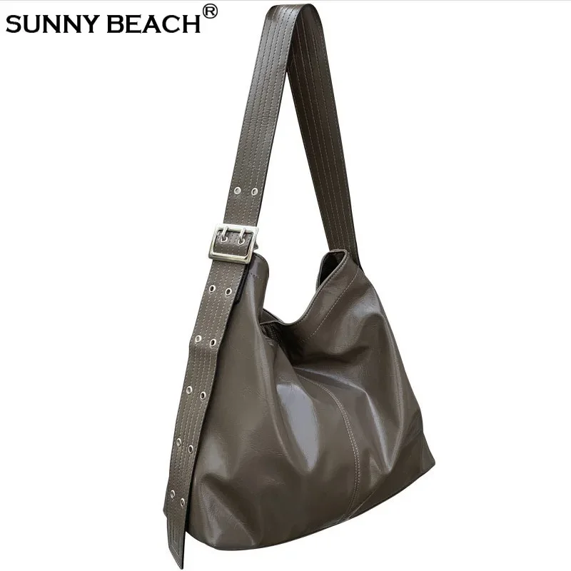 

Fashion Large Big Luxury Shoulder Bag Rivets Women Bolsas Female Brand Designer Purse Handbags PU Leather Commuter Shopping Bag