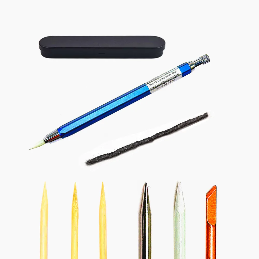 Ensemble de crayons de nettoyage composites pour pièces de monnaie