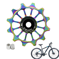Bike Derailleur Pulley 12T Jockeys Aluminum Alloy Wheel Bike Guide Roller Pulley Ceramic Bearings Bicycle Derailleur Accessorie
