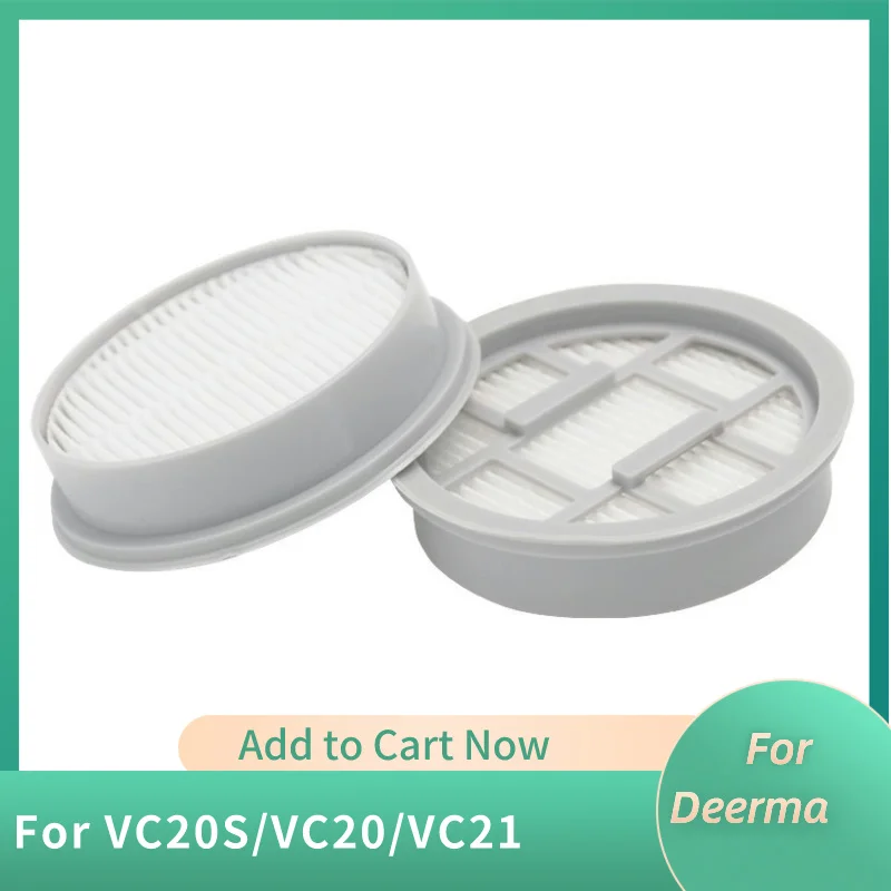 Suitable for Deerma VC20 VC21 VC20S Handheld Vacuum Cleaner Accessories Filter Element Filter HEPA Spare Parts