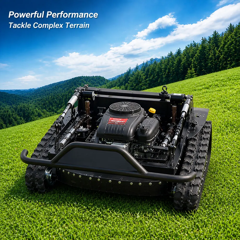 Remote Controlled Lawn Mower – Ideal for Garden Lawn，Orchards, Plantations & Forestry Inter-Row Clearing