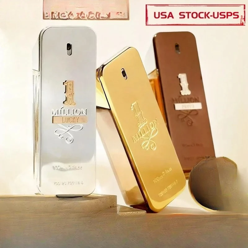 Millions Gold Hombre Perfume 100ml duradero fuerte Masculino hombres sabor fuerte picante feromona Colonia Spray corporal Colonia