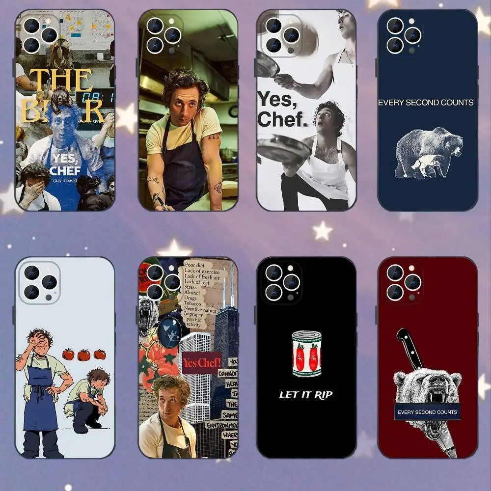 

Comedy The B-bear Phone Case For iPhone 17,16,15,14,13,12,11,Pro,XS,Max,XR,Plus,E,SE4,Mini Black Soft Cover