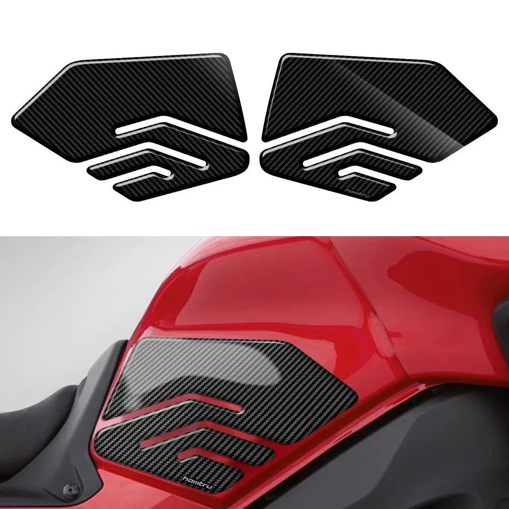 Motorcycle Fuel Tank Anti-Slip Mat For Yamaha TRACER 9 2021-2024 Side Tank Pad Protective Gas Knee Grip Traction Sticker