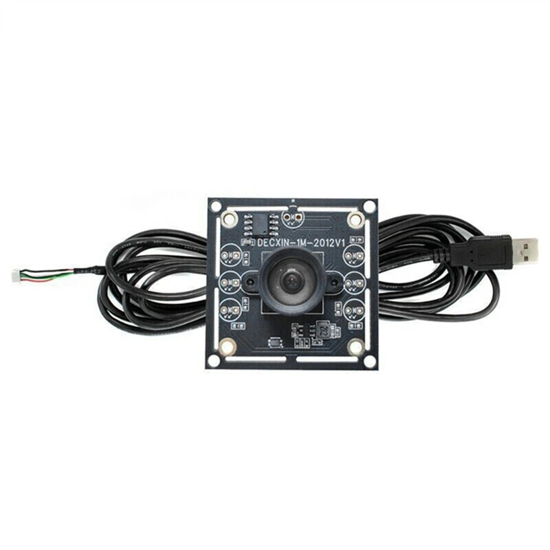 2PCS 100 Degree Camera Module 1MP OV9732 1280X720 USB Free Driver Manual Focus, With 2 Meter Cable For Winxp/7/8/10